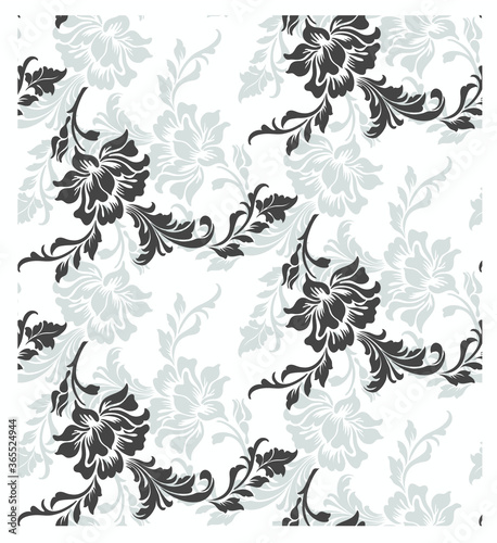 seamless floral background 