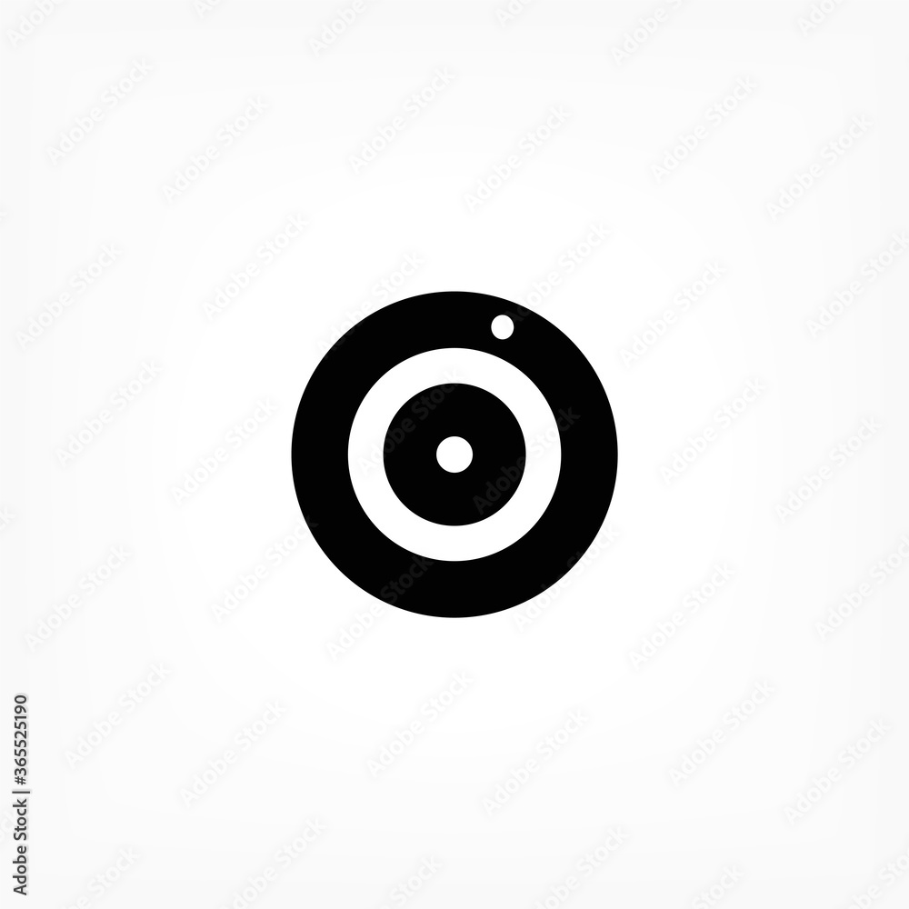 Webcam vector icon , lorem ipsum Flat design Webcam vector icon , lorem ipsum Flat design