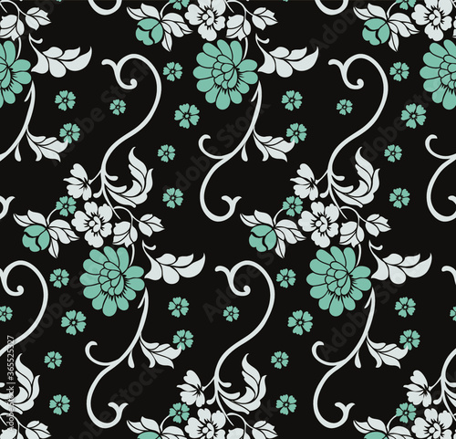 seamless floral background	