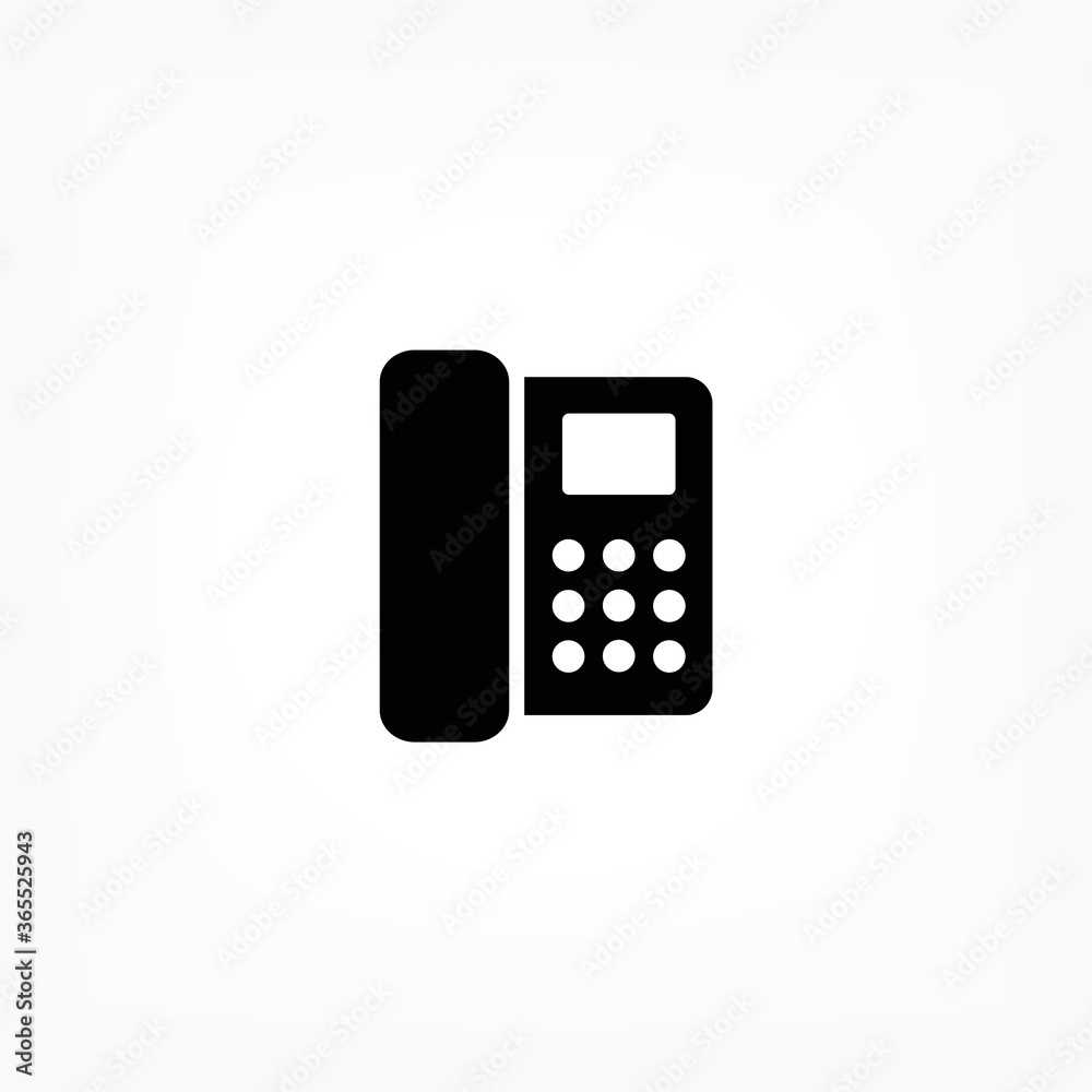 Home phone vector icon , lorem ipsum Flat design Home phone vector icon , lorem ipsum Flat design