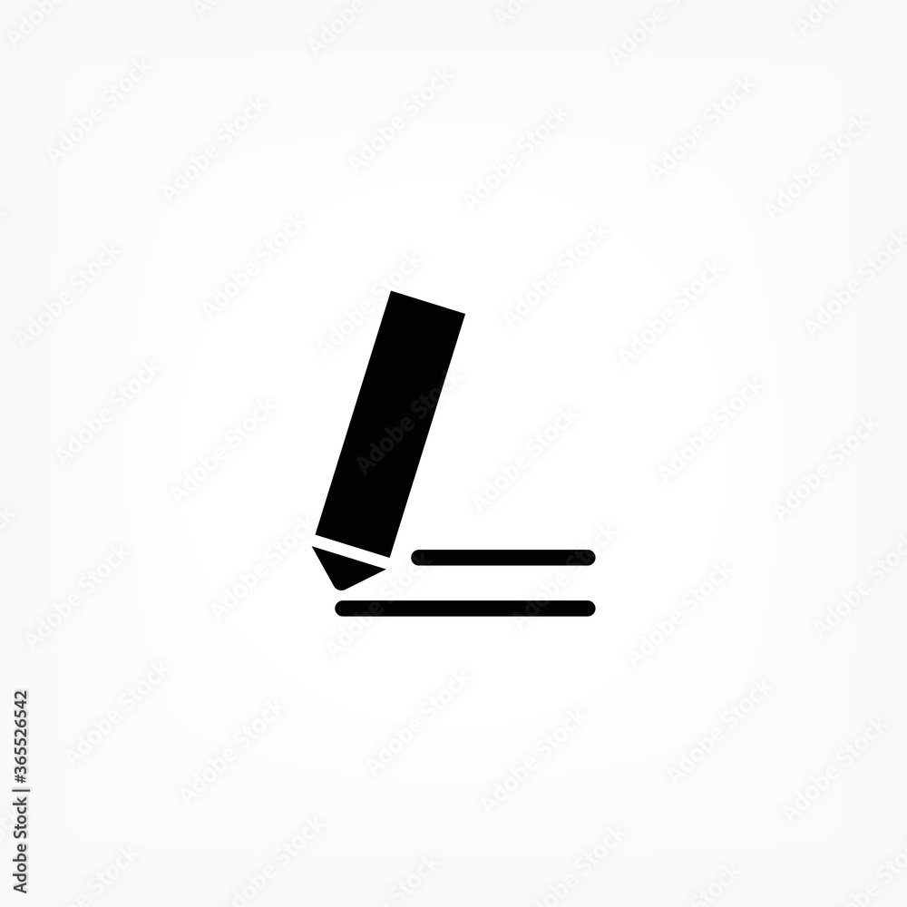 A pen vector icon , lorem ipsum Flat design A pen vector icon , lorem ipsum Flat design