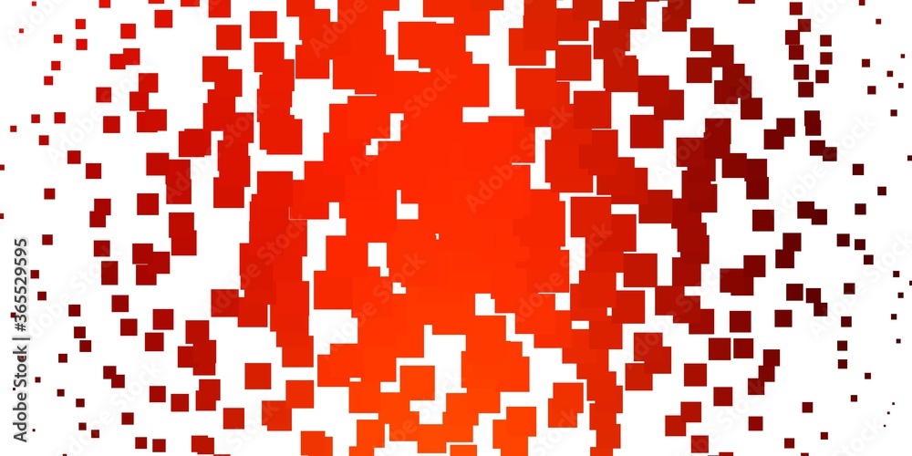 Fototapeta premium Light Orange vector layout with lines, rectangles. Colorful illustration with gradient rectangles and squares. Pattern for commercials, ads.