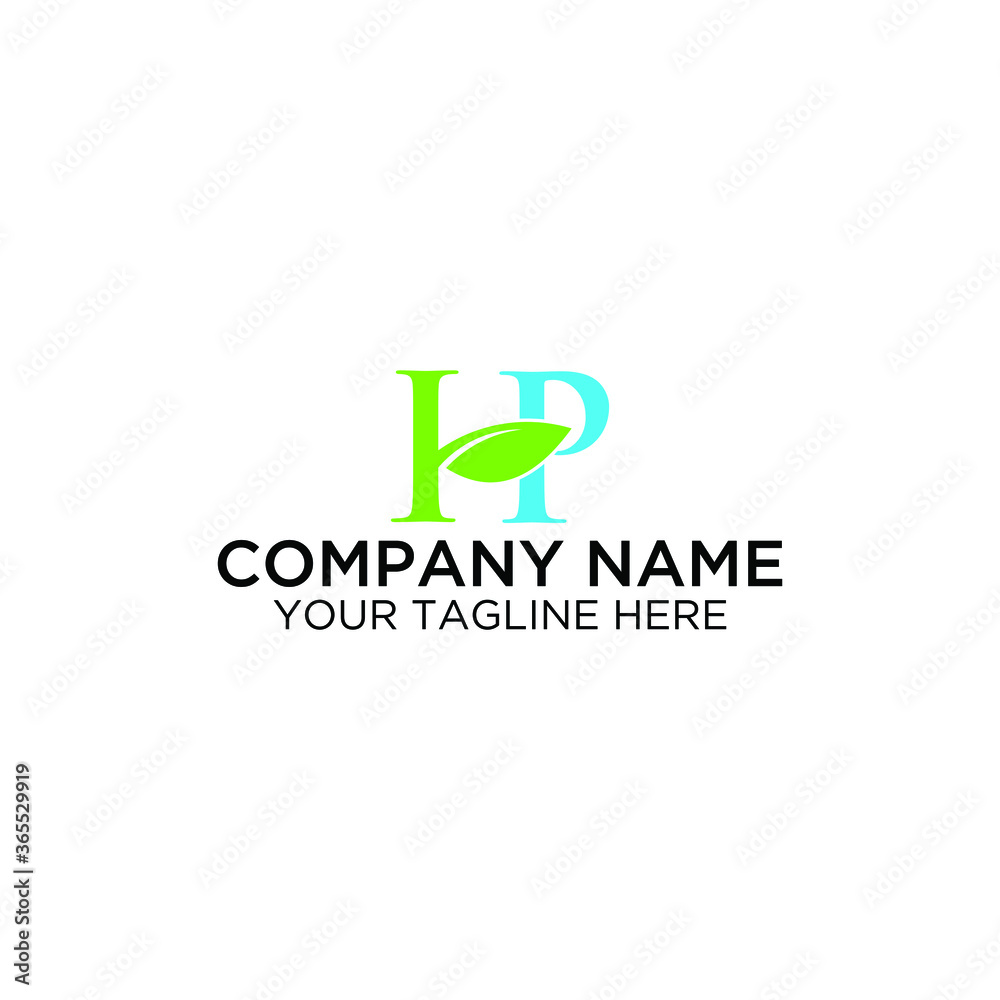 H and P logos with Leaf Element. Nature Leaf logo design, simple leaf logo symbol. Natural food and environment friendly. Organic food badge in vector form. Vector logo. Natural logo with leaves. Temp H and P logos with Leaf Element. Nature Leaf logo design, simple leaf logo symbol. Natural food and environment friendly. Organic food badge in vector form. Vector logo. Natural logo with leaves. Temp