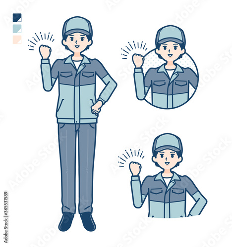 simple delivery man_fist-pump