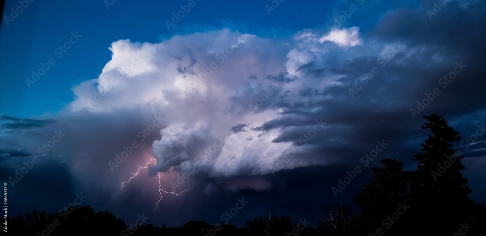 Fototapeta premium storm clouds time lapse