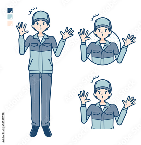 simple delivery man_surprise