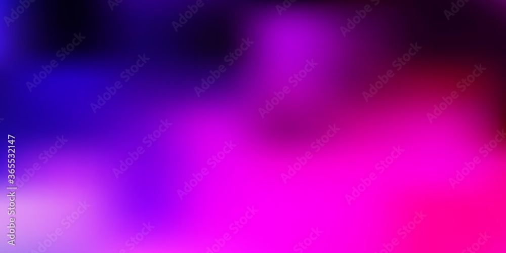 Dark purple, pink vector gradient blur pattern. Dark purple, pink vector gradient blur pattern.