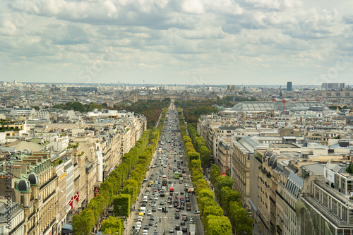 Paris and Champs Elysees