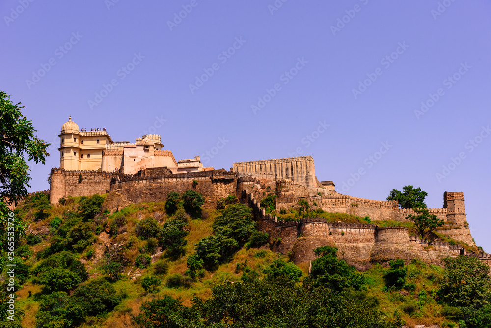 Kumbhalgarh fort is a Mewar fortress built on Aravalli Hills in 15th century by King Rana Kumbha at  Rajsamand district ,near Udaipur. It is a World Heritage Site included in Hill Forts of Rajasthan.