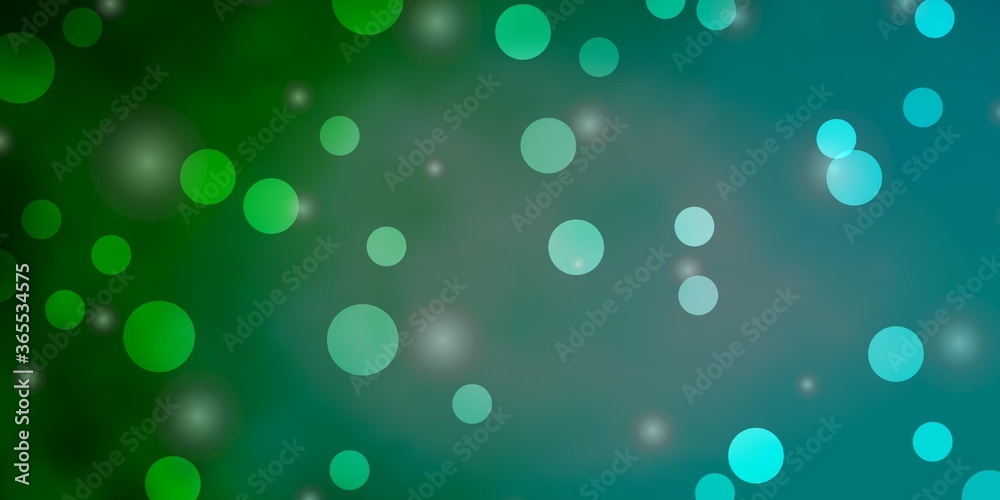 Light Blue, Green vector background with circles, stars. Colorful illustration with gradient dots, stars. Pattern for booklets, leaflets. Light Blue, Green vector background with circles, stars. Colorful illustration with gradient dots, stars. Pattern for booklets, leaflets.