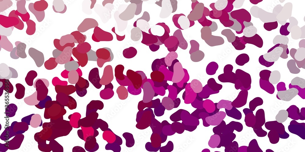 Light purple vector template with abstract forms.