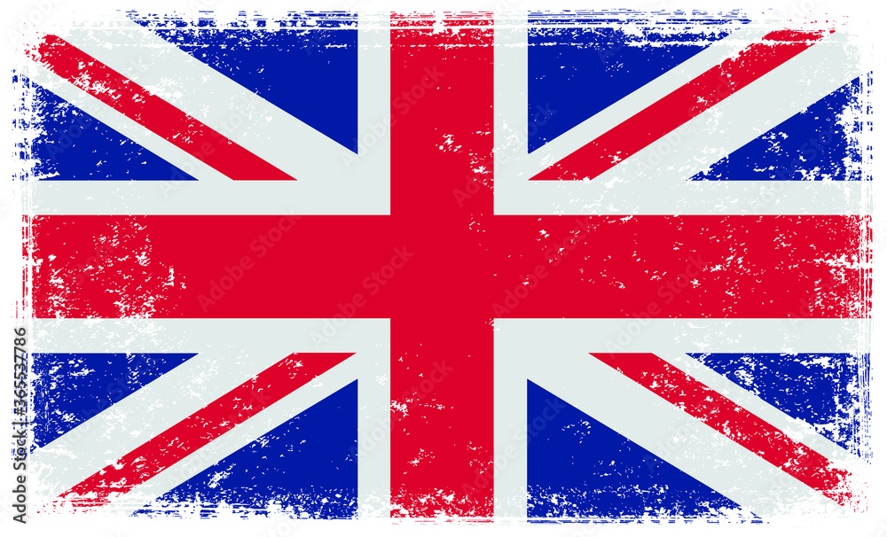 Fototapeta premium Grunge Union Jack flag