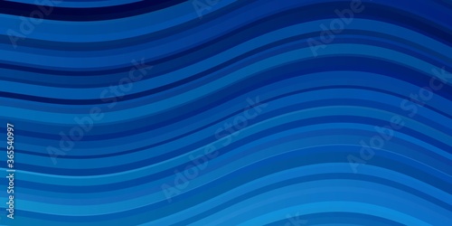 Light BLUE vector background with curves. Abstract gradient illustration with wry lines. Best design for your posters, banners.