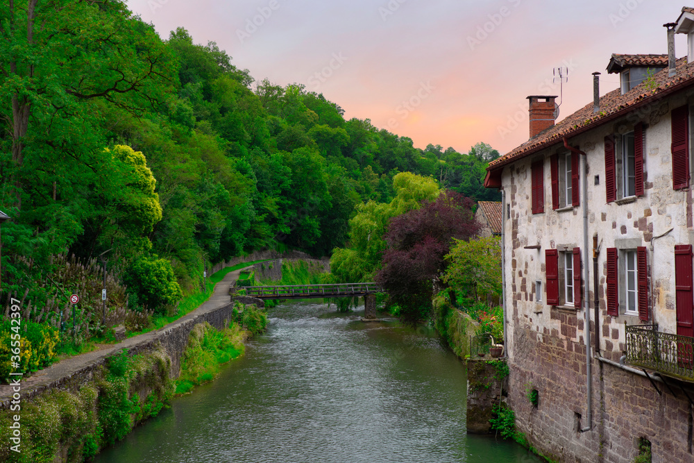 The pretty village of Saint Jean Pied de Port The pretty village of Saint Jean Pied de Port