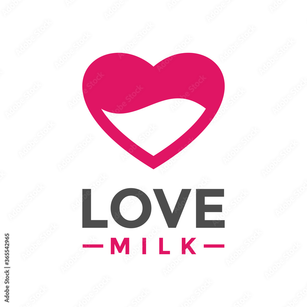 love and milk logo