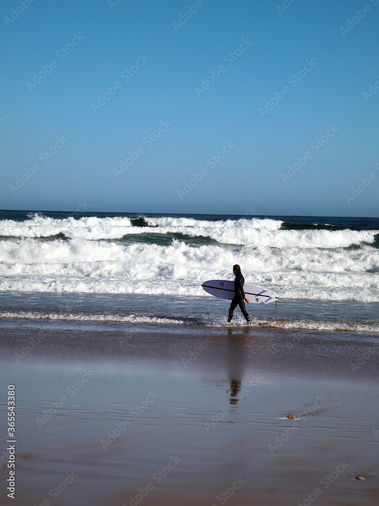 Praia da Mareta beach in Sagres and is a popular beach for surfing.
Region of Algarve, in Portugal Praia da Mareta beach in Sagres and is a popular beach for surfing.
Region of Algarve, in Portugal