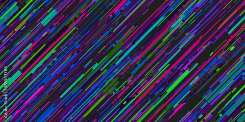 Cyber Glitch Abstract Pattern Vector Illustration Geometric Background Art