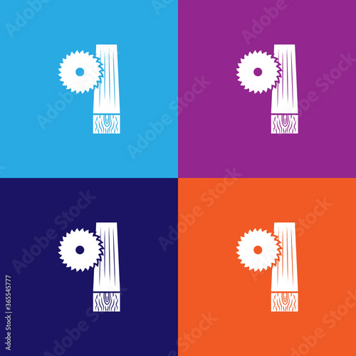 electric saw premium quality icon. Elements of constraction icon. Signs and symbols collection icon for websites, web design, mobile app