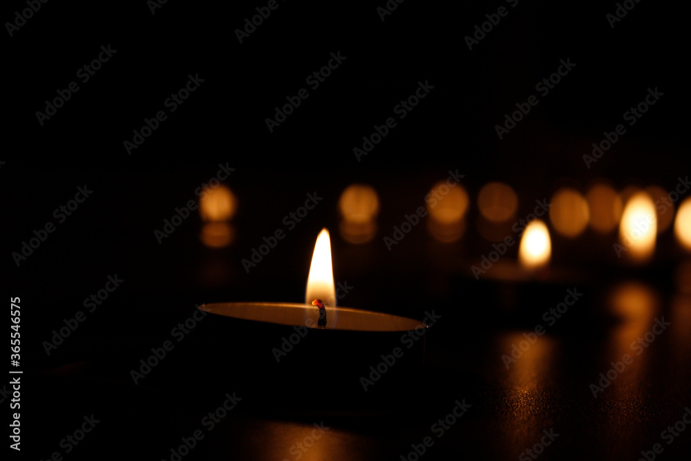 at night the candle burns with a calm fire at night the candle burns with a calm fire