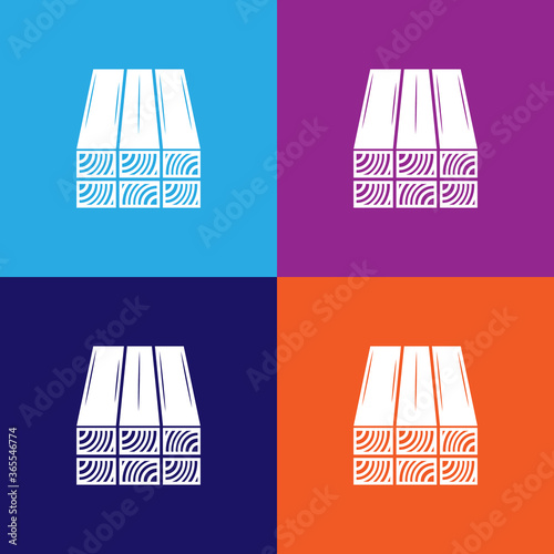 logs premium quality icon. Elements of constraction icon. Signs and symbols collection icon for websites, web design, mobile app