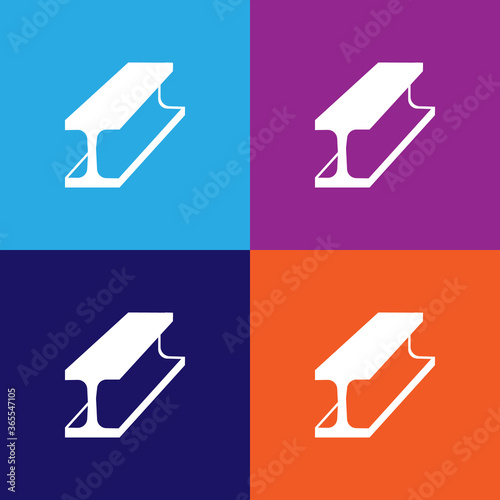 metal beam premium quality icon. Elements of constraction icon. Signs and symbols collection icon for websites, web design, mobile app