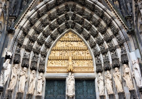 Architectural detail, Dom of Cologne, Germany