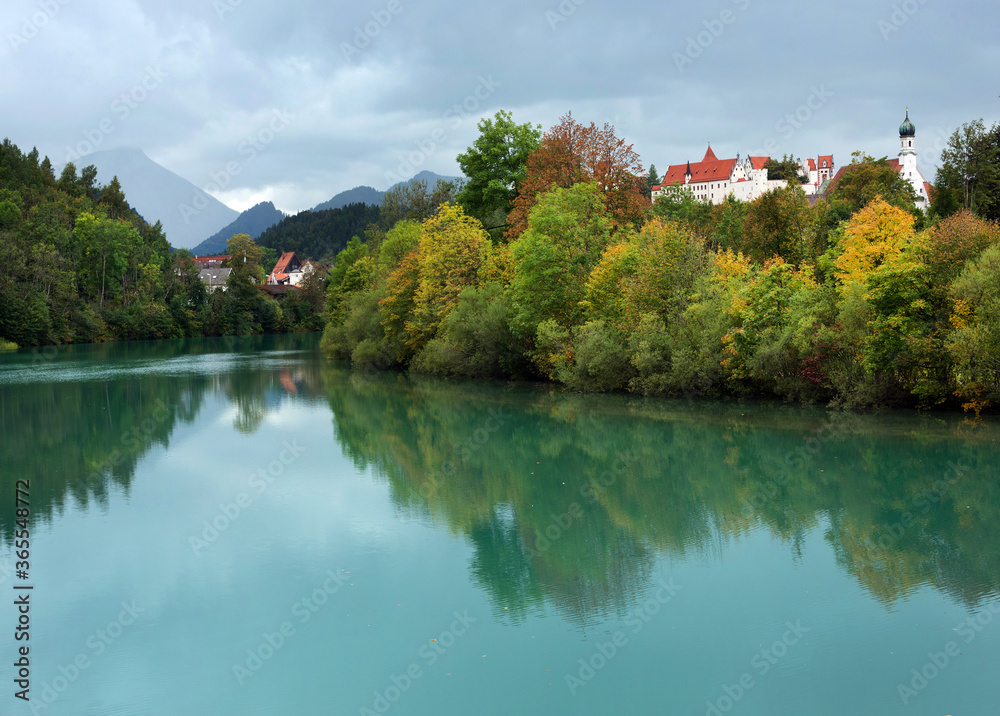 Lech River in Fussen, Germany, Europe
