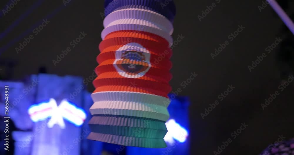 Farol en celebración al día de la independencia de Costa Rica, 15 de setiembre 