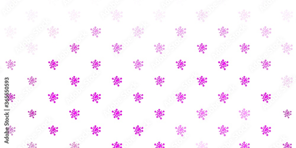 Light Pink vector texture with disease symbols. Light Pink vector texture with disease symbols.