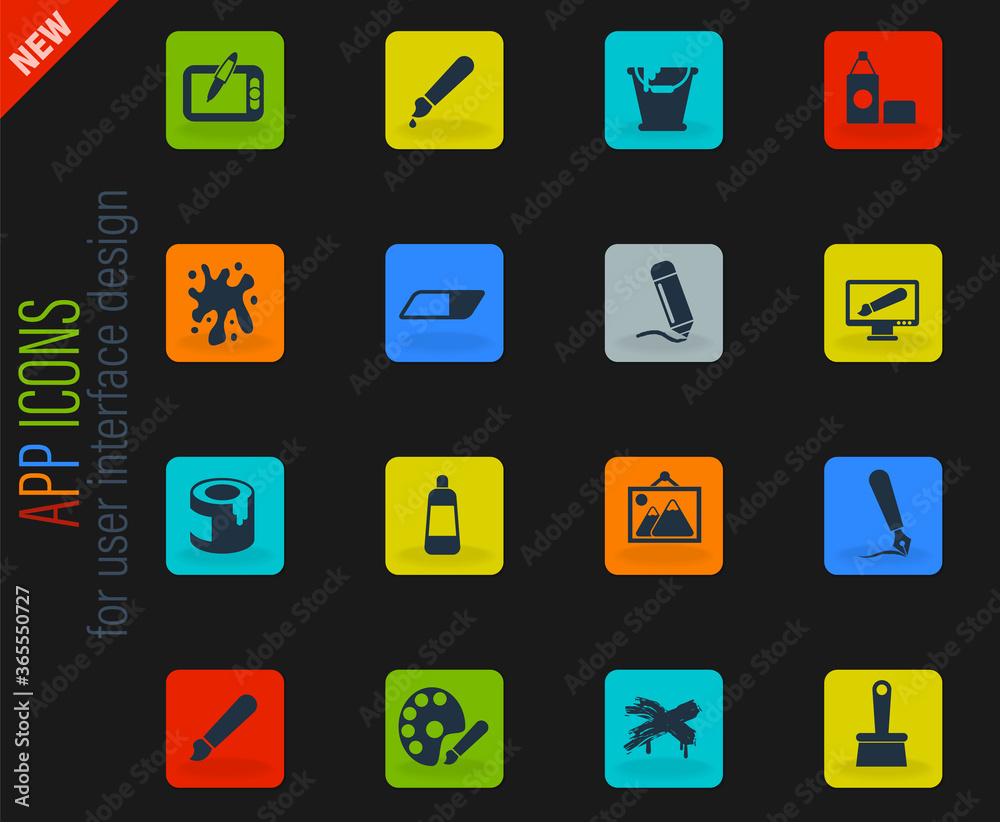 art icon set art icon set