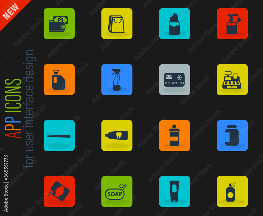 chemicals store icon set chemicals store icon set
