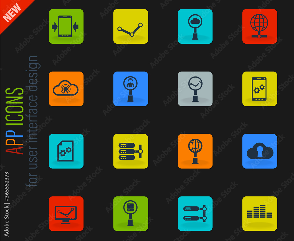 social network icon set social network icon set