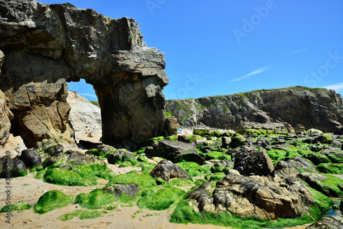 Arche de Port Blanc roche percée, Quiberon Bretagne