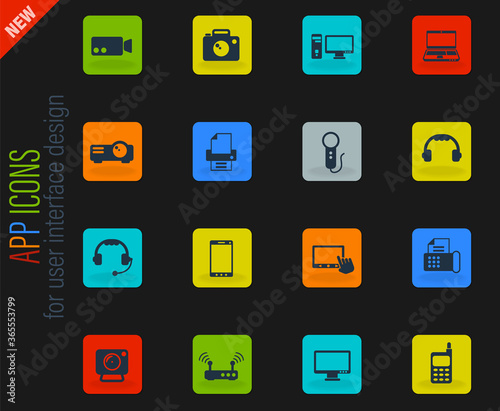 gadget icon set