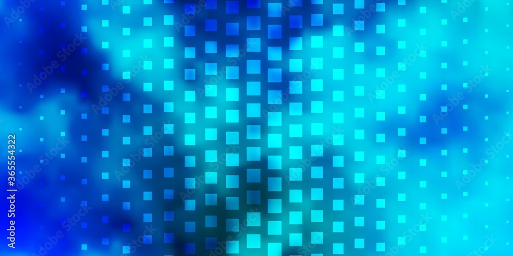 Light BLUE vector backdrop with rectangles. Abstract gradient illustration with rectangles. Pattern for websites, landing pages.