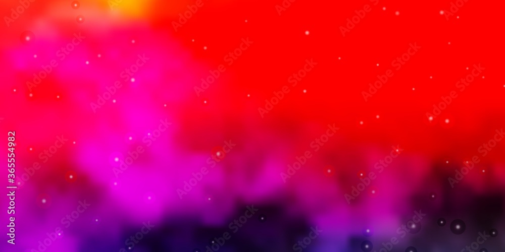 Obraz premium Light Multicolor vector layout with bright stars. Modern geometric abstract illustration with stars. Pattern for new year ad, booklets.