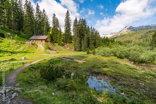 Fantastic hike in the Lechquellen Mountains in Vorarlberg Austria photo