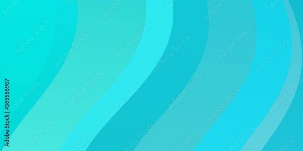 Light Blue, Green vector template with wry lines. Colorful geometric sample with gradient curves. Pattern for booklets, leaflets. Light Blue, Green vector template with wry lines. Colorful geometric sample with gradient curves. Pattern for booklets, leaflets.