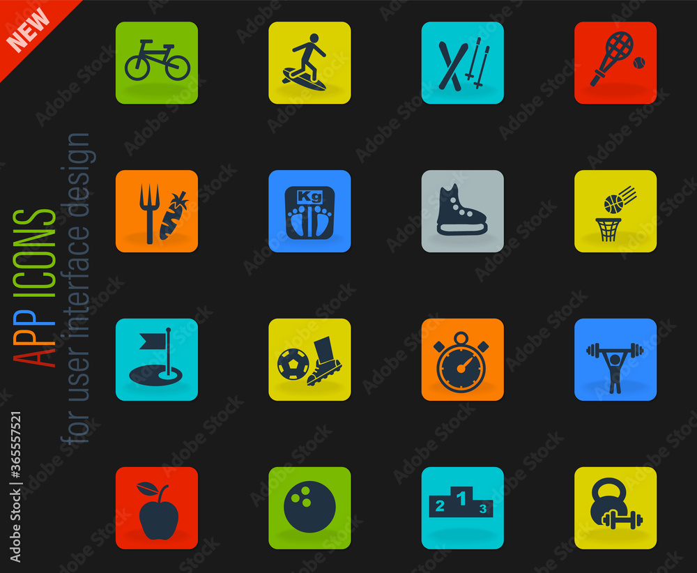 sport icon set sport icon set