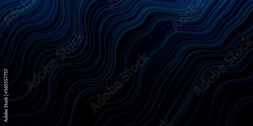 Light BLUE vector layout with circular arc. Bright illustration with gradient circular arcs. Template for your UI design.