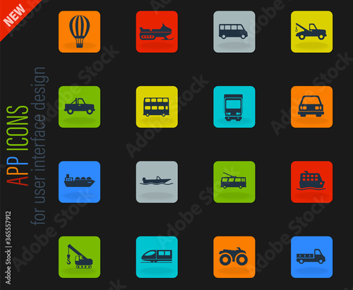 Free Download Transportation simply icons - GFXLoad