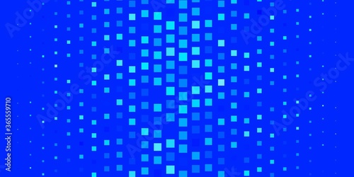 Light BLUE vector texture in rectangular style. Abstract gradient illustration with rectangles. Pattern for business booklets, leaflets