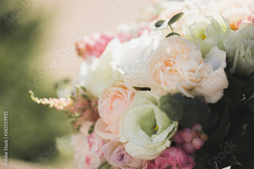 Wedding bouquet close-up. © Artem Zakharov