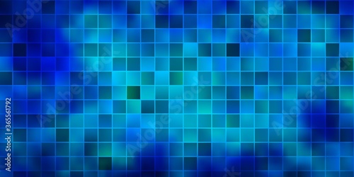 Dark BLUE vector layout with lines  rectangles.