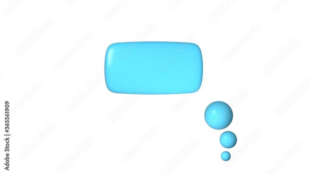 Expanding speech bubble animation Expanding speech bubble animation