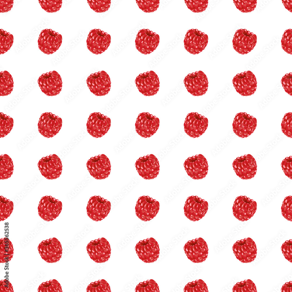 Raspberry Patterned Paper Raspberry seamless pattern. Red Berry Digital Paper, Scrapbook Paper ...