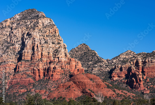 Capital Butte also known as Thunder Mountain is one of the many red rock formations around the Sedona Area. 