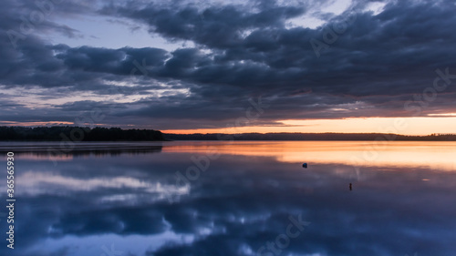 Lake at dusk