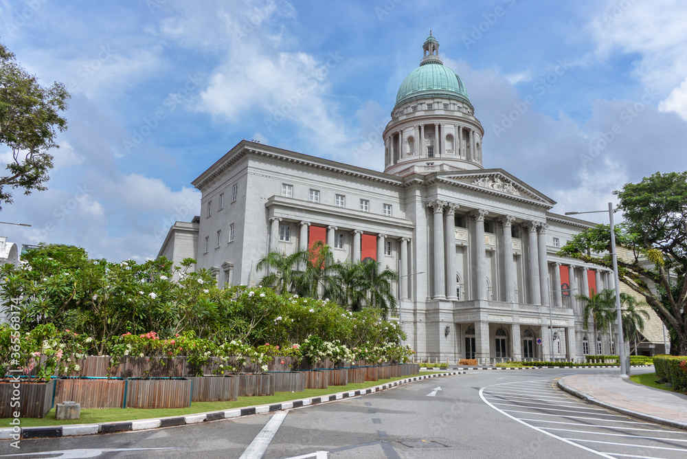 Singapore, December 2017- Singapore National Gallery building