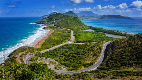 serpentine road panorama